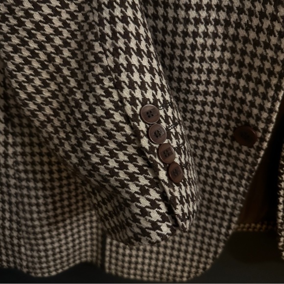 Vintage Venezzi Men's Houndstooth Blazer | Size Medium - Picture 2 of 9